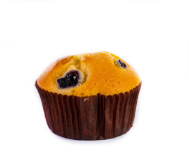 Sweet cup cake isolated