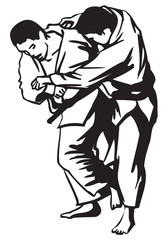 Judo fight