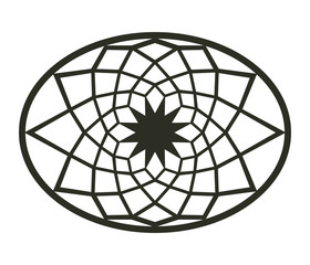 Michelangelo Buonarroti star design for Campidoglio town square