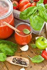 Hausgemachte Tomatensauce