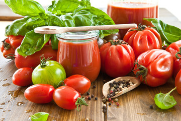 Hausgemachte Tomatensauce