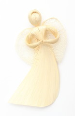 Photography of angel on white background