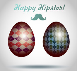Set Easter egg, hipster style.