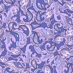 purple seamless etno pattern. Vector.