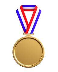 Gold medal illustration