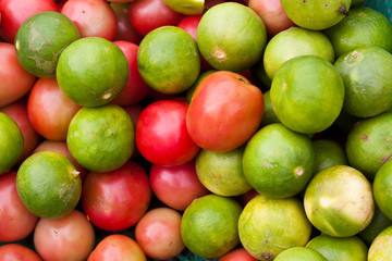 lemon and tomato