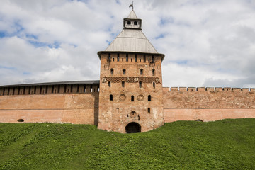 Spasskaya Tower, Kremlin in Veliky Novgorod, Russia