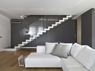 interiors of modern living room