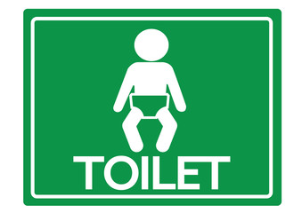 Pictogram child toilet  icons