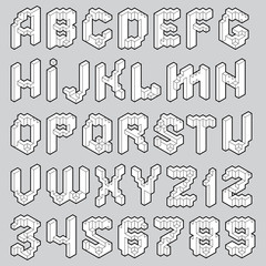 cube alphabet