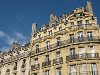 Fototapeta na wymiar Immeubles bourgeois