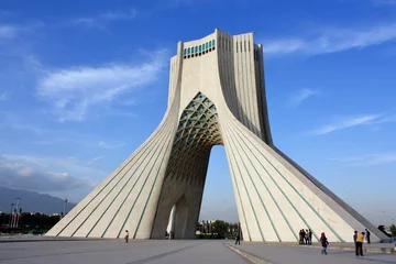 Crédence de cuisine en verre imprimé moyen-Orient Tour Azadi, Téhéran, Iran