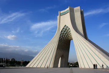 Crédence de cuisine en verre imprimé moyen-Orient Tour Azadi, Téhéran, Iran