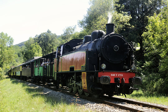 The tourist train from Anduze