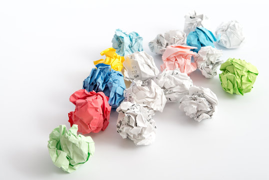 Zerkn&uuml;lltes Papier