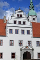 Portal des Schlosses in Doberlug