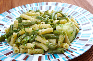 pesto con patate fagiolini