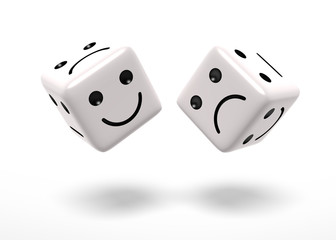 Upset and Happy Dice