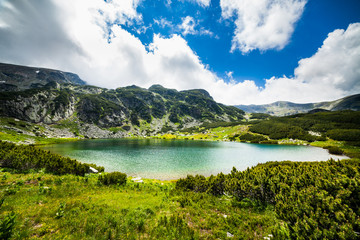 Fototapeta na wymiar lake Calcescu in Romania