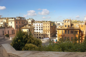 Fototapeta na wymiar old district of Rome