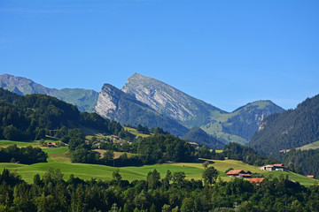 Fototapeta na wymiar Diemtigtal, Schweiz