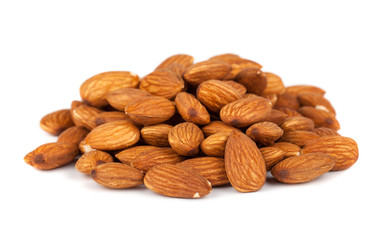 Heap of almond nuts