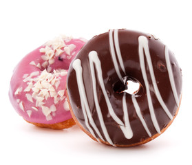 doughnut or donut isolated on white background cutout