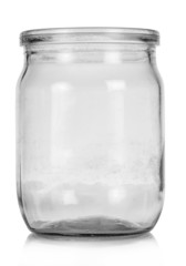 Empty Glass jar
