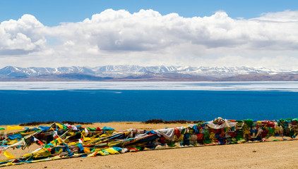 Tibet. Lake Mansarovar. Early morning.