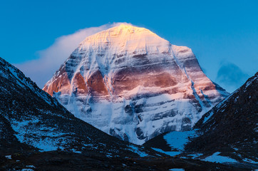 Tibet. Mount Kailash. Noordzijde