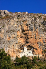 Fototapeta na wymiar Upper church of Ostrog Monastery, Montenegro