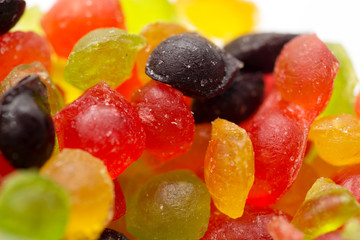 Fototapeta na wymiar background of colored candies. macro