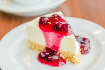 Blueberry cheesecake