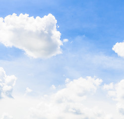 Obraz na płótnie Canvas Cloud on blue sky