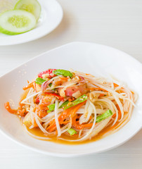 green papaya salad