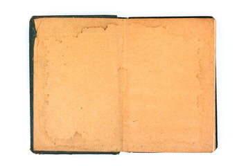 Vintage book on white background