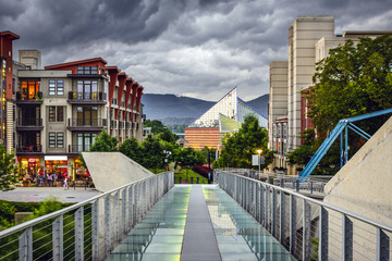 Downtown Chattanooga, Tennessee, USA