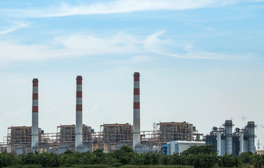 Obraz na płótnie Canvas Thermal power plant.