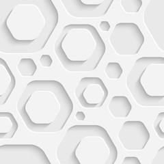 Seamless Hexagon Background © radharamana