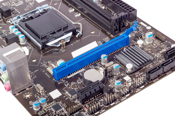 Electronic collection - Computer motherboard without CPU cooler