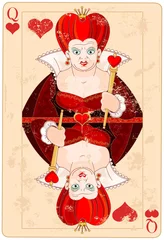 Poster Herzkönigin-Karte © Anna Velichkovsky