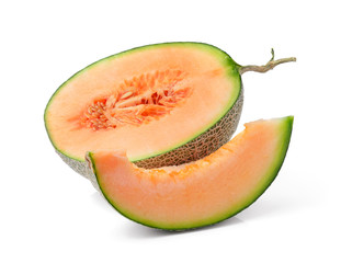 melon isolated on white background