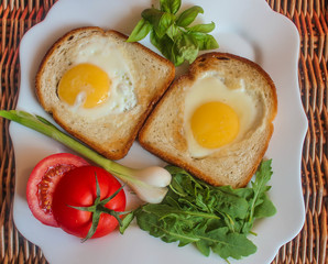toast with egg