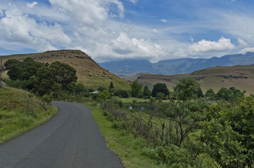 Fototapeta na wymiar Giants Castle KwaZulu-Natal nature reserve, Drakensberg