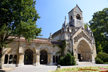 Fototapeta na wymiar Castello Vajdahunyad, Chiesa di Jak, Budapest.