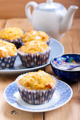 Carrot and orange cupcakes