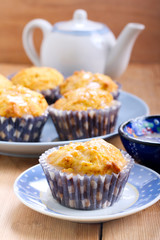 Carrot and orange cupcakes