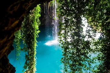 Deurstickers beautiful waterfall © Irina Magrelo