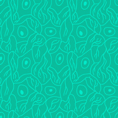 seamless pattern with neurons