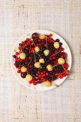 Mixed  berries in bowl